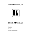 USER MANUAL