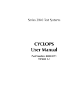 CYCLOPS User Manual - Digalog Systems, Inc.