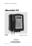 FHF Ex ResistTel IP2 User Manual