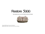 Restore 5000 user manual