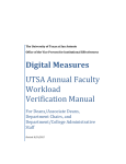 Digital Measures - UTSA Provost Home