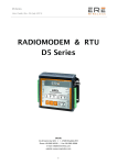 RADIOMODEM & RTU D5 Series