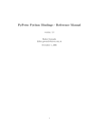 PyPetsc Python Bindings - Reference Manual - Elefant