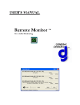 Remote Monitor User`s Manual