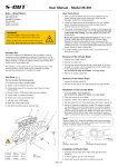 User Manual - Model 06-501 - S-CUT