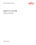 openFT V11.0 for z/OS - Fujitsu manual server
