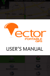 USER`S MANUAL - Vector - GPS Navigation Device for the Philippines
