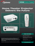 Home Theater Projector Delivers the Future