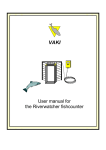 User manual for the Riverwatcher fishcounter