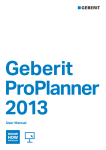 Gerberit ProPlanner 2013 - User Manual