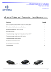 Grabba Driver and Demo App User Manual Version 1.2
