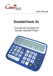 DoubleCheck XL - Sight and Sound Technology