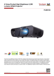 The brand new LightStream Projector PJD5153 is designed with