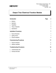 Output Triac Electrical Function Module