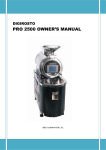 PRO 2500 OWNER`S MANUAL