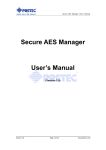 Secure AES Manager User`s Manual