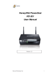 HoneyWld PowerZest HD-301 User Manual