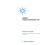 Agilent Feature Extraction 12.0 Reference Guide