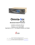 OMNIA-User manual OMNIA5-SERIES