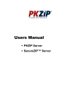 PKZIP 6.0 Command Line User`s Manual