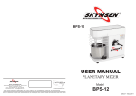 USER MANUAL - Metalúrgica Siemsen Ltda