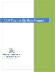 PIC Trainer Kit User Manual ARM Trainer Kit User Manual