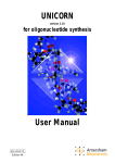 UNICORN User Manual - GE Healthcare Life Sciences