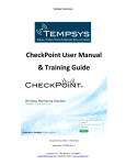 CheckPoint User Manual & Training Guide