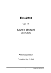 Emu2240 User`s Manual