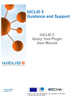 IUCLID 5 Query Tool Plugin User manual