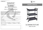 Utility Cart Manual