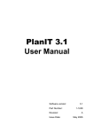 PlanIT 3.1 User Manual