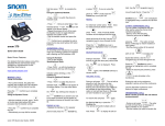 snom 370 Quick User Guide for Star2Star