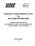 Model No. ST304-DSR1K-(T)-HL For Sony DSR