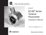 EZ-IN Series Turbine Flowmeter User Manual