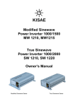 Kisae America Car Batteries User Manual