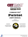 Patriot Remote Control System Brochure