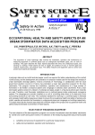Occupational health and safety aspects of an urban stormwater data