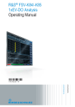R&S FSV-K84/-K85 1xEV-DO Analysis