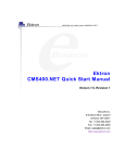 Ektron CMS400.NET Quick Start Manual
