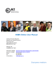 ASBA Online User Manual - Education and Training Directorate