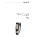 XYR 300L Wireless I/O User`s Manual