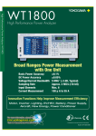 Broad Ranges Power Measurement with One Unit - Electro