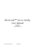 SilverLode™ Servo Family User Manual