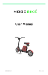 User Manual - The Mogobike Electric Scooter