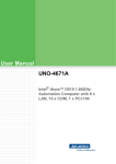 User Manual UNO-4671A