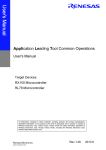 Application Leading Tool Common Operations User`s Manual