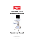 Flo™ 1800 Series Mobile Workstation Operations Manual