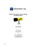 CVG101 User Manual - InstruTech®, Inc.