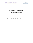 GESBC-9302EX User`s Manual